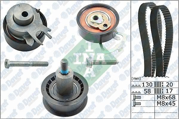 INA 530053810 Eksantrik Kiti Ibiza Iii-Iv Fabia Ii Octavia Ii Caddy Iii Golf V-Vi Polo Iv-V 1.4 16v 99-06 (Afk-Bcb-Aqq-Aub-Apg-Aua)